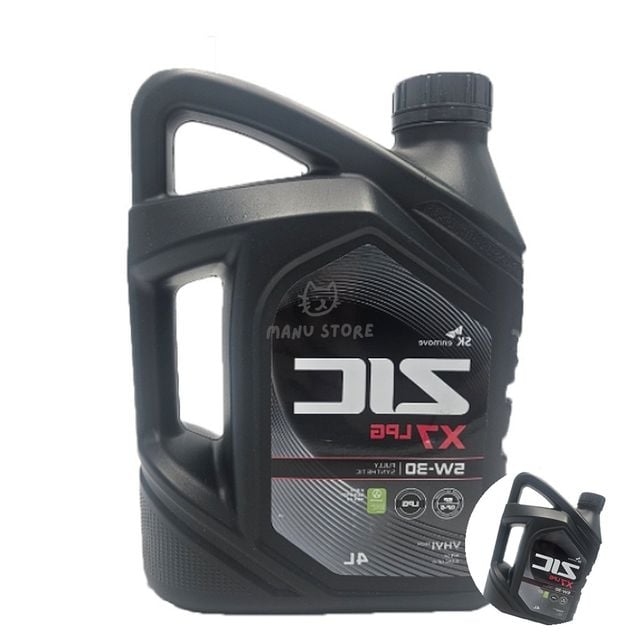 엔진오일교환 차량용품 합성 엔진오일 지크 4L LPG 전용