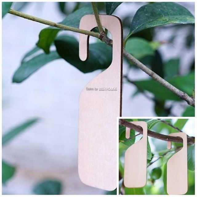 화분 데코레이션용 우드 이름표 10cm 대나무 새싹 화분이름표 식물이름표 식물표찰 수목이름표