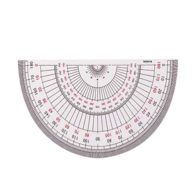 분도기 18cm 길이측정자 분도계 각도자 각도재기