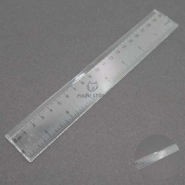 20CM자 플라스틱자 20cm 투명 플라스틱 자