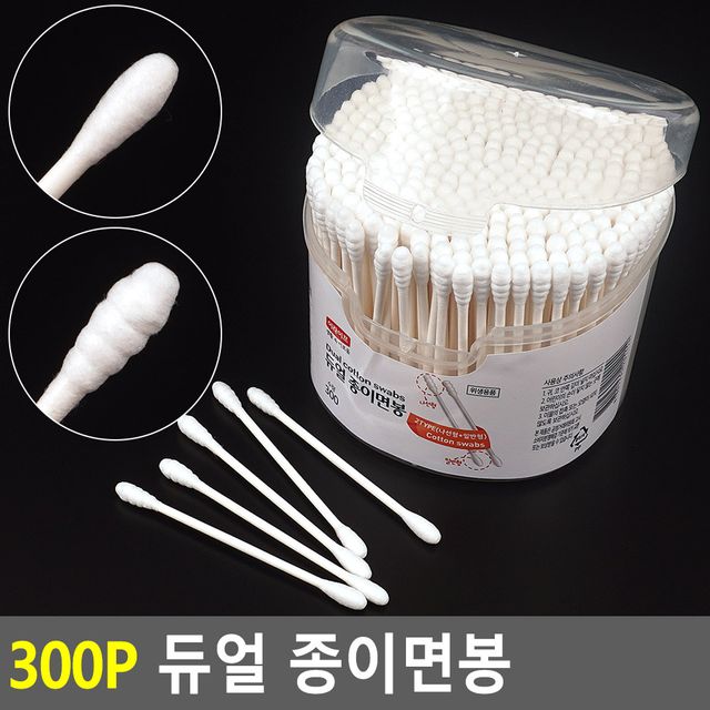 300P 듀얼 종이면봉 귀청소 위생용품 - 이미지 5
