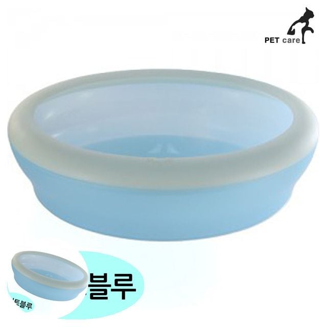 반려묘화장실 고양이화장실 캣 토일렛 라이트블루