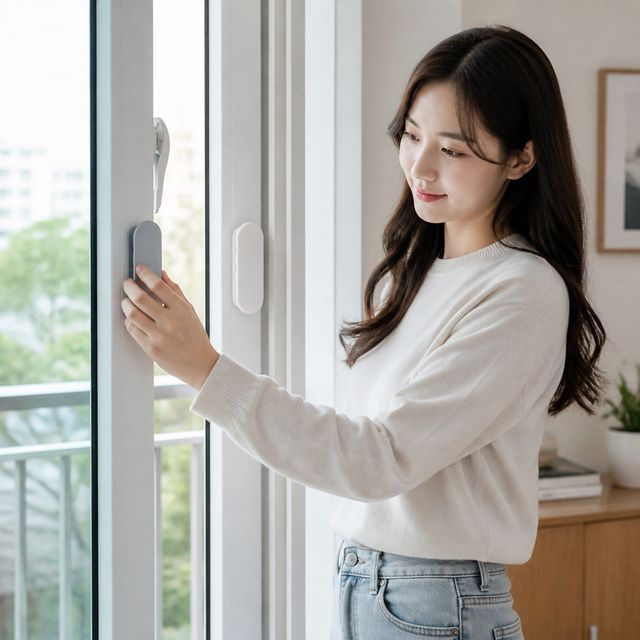 부착형 문 손잡이, 미니 샷시 가구 서랍장용 - 이미지 1