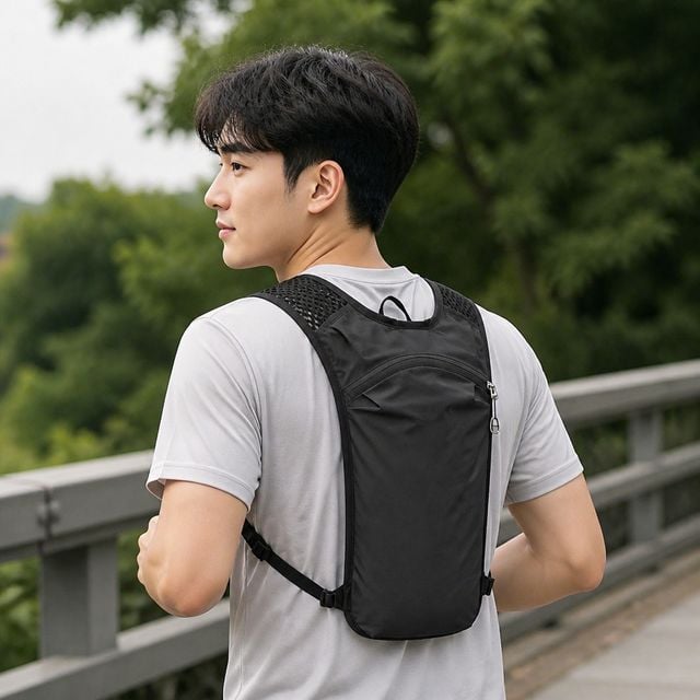 러닝 조끼 백팩 메쉬 방수 소재 트레일 마라톤 배낭 등산 사이클 스포츠 가방