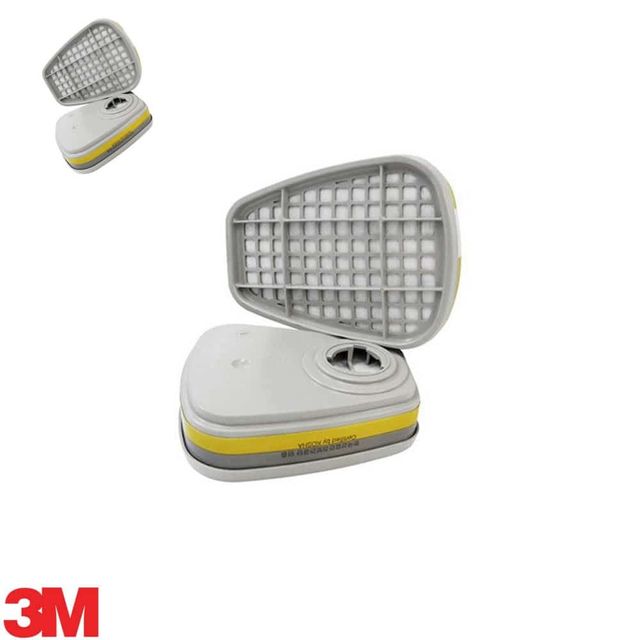 3M 방독마스크 산성용 정화통 2개입 방진마스크 정화통필터 산업용마스크 먼지마스크