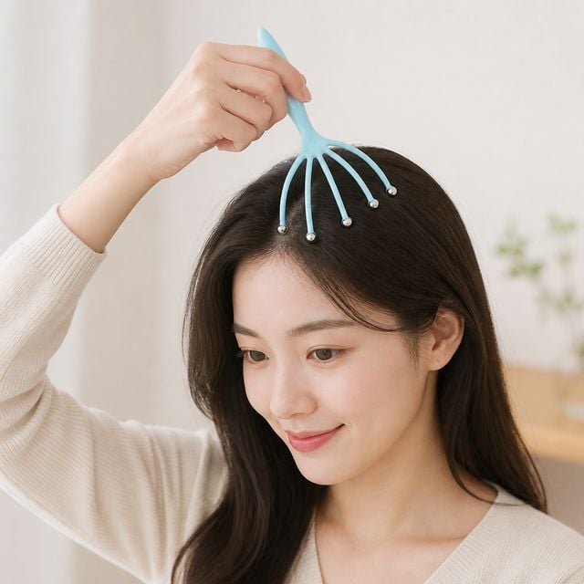 두피 마사지기 셀프 헤어 두피케어 기기 홈케어 스케일링 장비