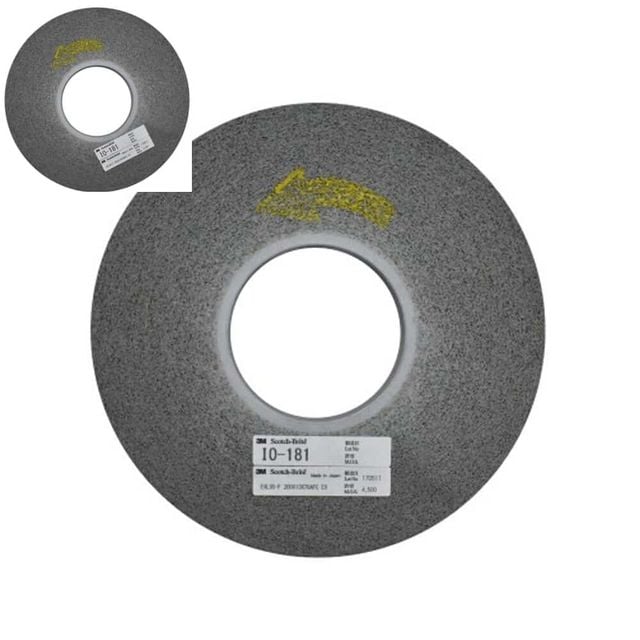 3M 스카치브라이트 EXL휠 200x13x76mm 스텐연마석 금속연마패드 표면가공 전동연마기