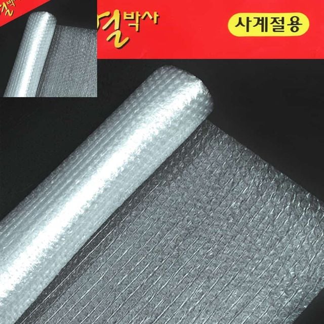 열박사 사계절 단열시트 100cmx500cm 창문단열시트 단열시트지 창문단열시트지 단열뽁뽁이
