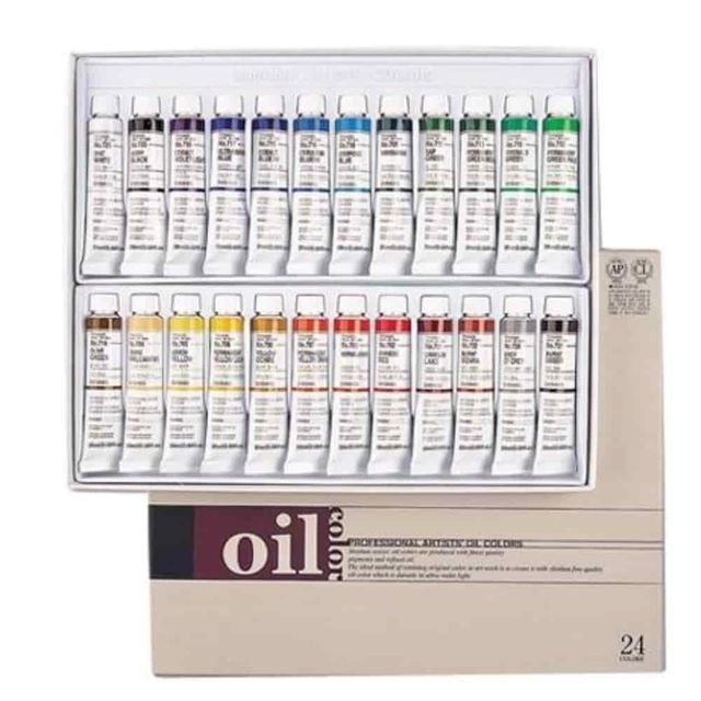 유화물감 24색 20ml 유화그림도구 미술물감 서양화재료 화방용품