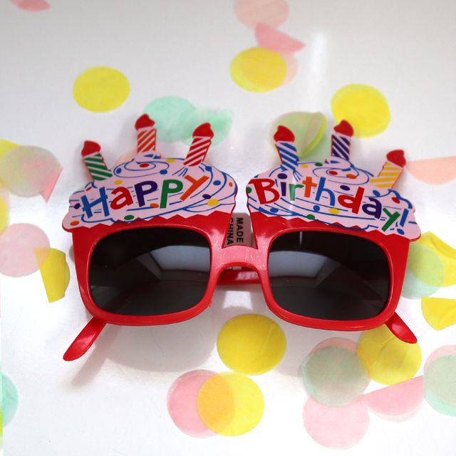 촛불레드 생일안경 생일파티소품 웃긴안경 선글라스