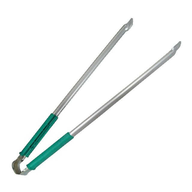 알루미늄 숯집게 50cm (녹색빨간 손잡이 색상랜덤발송)