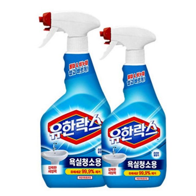 곰팡이제거제 욕실청소 주방청소 락스 찌든때 화장실 강력 600ml 2개 욕실세정제