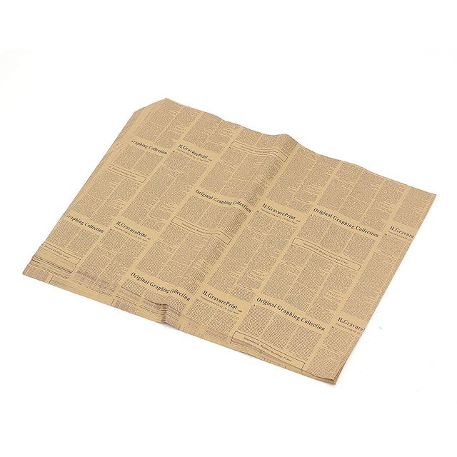 레터링 크라프트 포장지 45장 퍼플 70x50cm 선물 꽃 영어 - 이미지 4