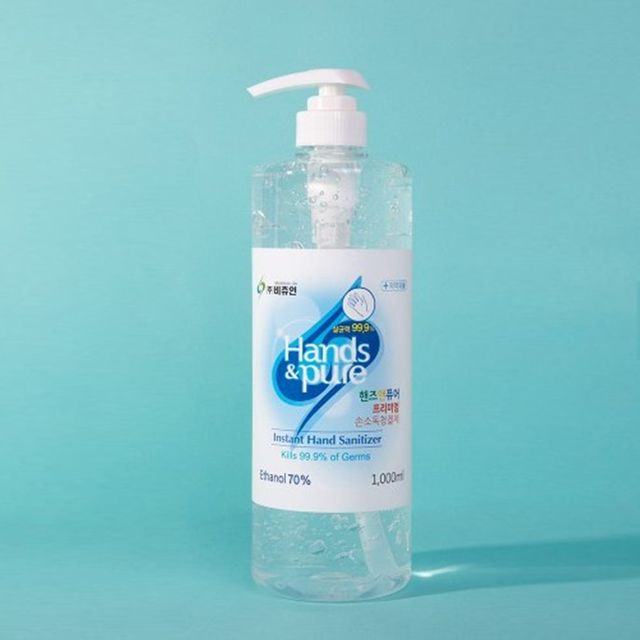 VBC 핸즈앤퓨어 손소독제 대용량 1000ml (알콜70%)