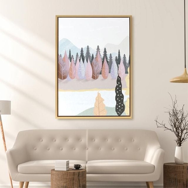 일러스트 캔버스 액자 30x40cm 원룸인테리어