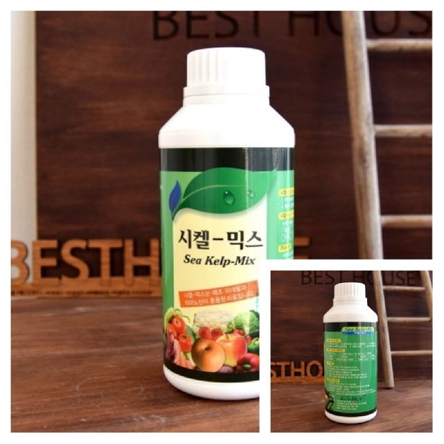 시켈믹스 500ml 해조미네랄 아미노산 비료 식물영양제 꽃영양제 나무영양제 화분영양제