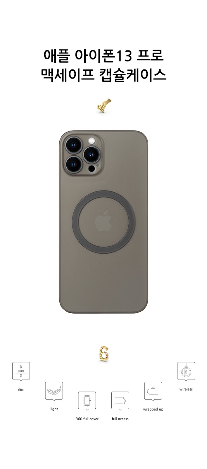 realook iphone13 pro magsafe capsule case