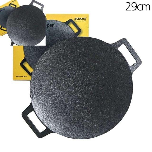 멀티 캠핑 그리들팬 29cm 전용박스 업소용불판 삼겹살구이판 주물고기불판 고기구이판