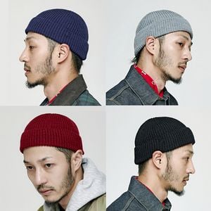 가을 겨울 숏비니 와치캡 - 남녀공용 니트 비니 모자 - 이미지 2
