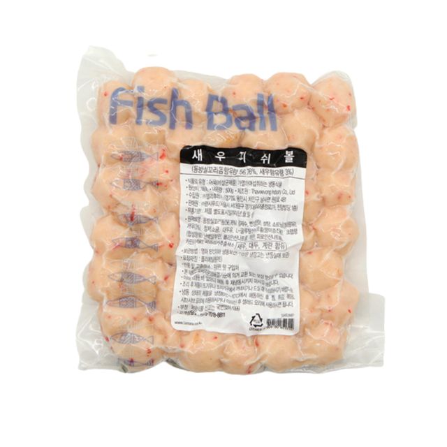 랜시 새우 피쉬볼 냉동 500g