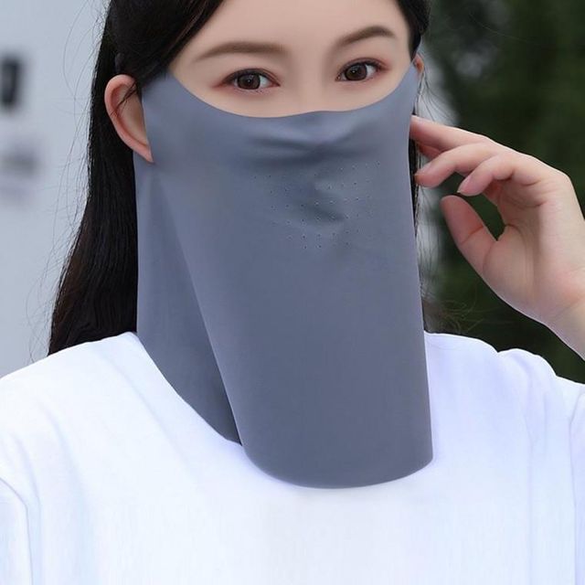 쿨 가리개 얼굴 스포츠 햇빛 마스크 자외선 골프 차단 앞