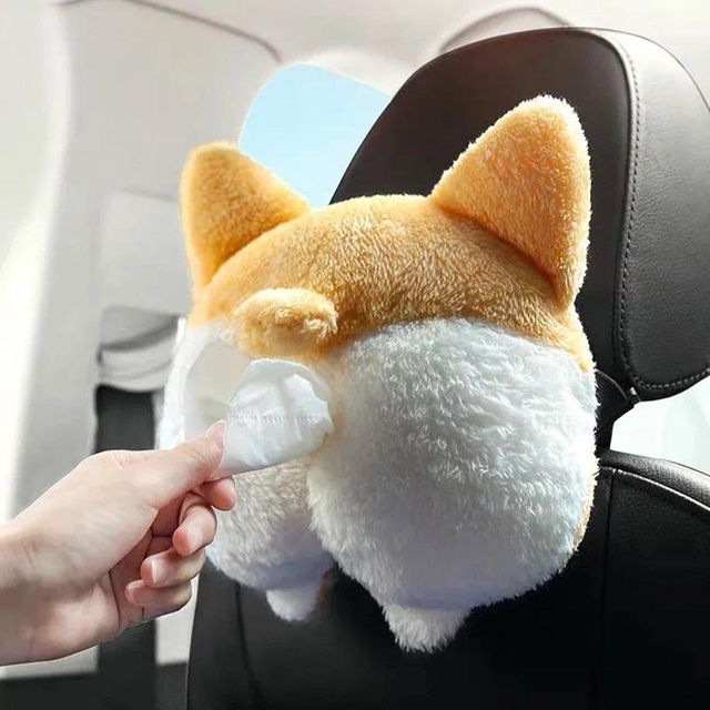 사이노텍 자동차 티슈 홀더 휴지 케이스 걸이 장바구니 뒤꿈치패드 키캡키링