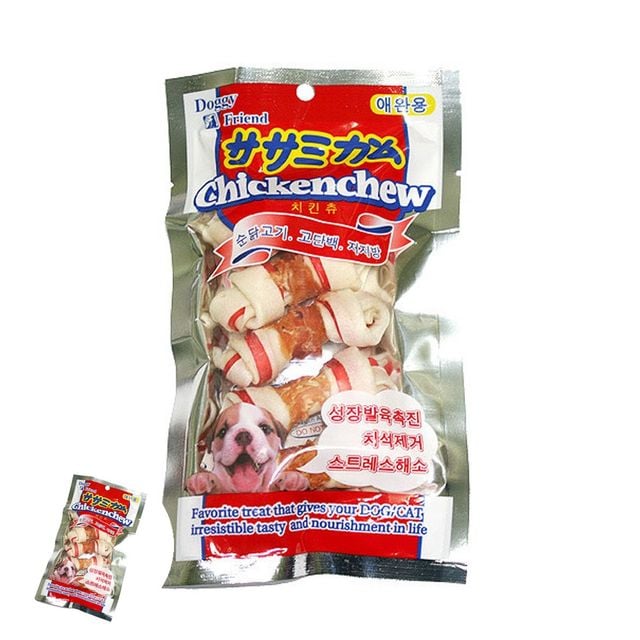 애견껌 강아지개껌 치킨츄 5P 강아지 간식