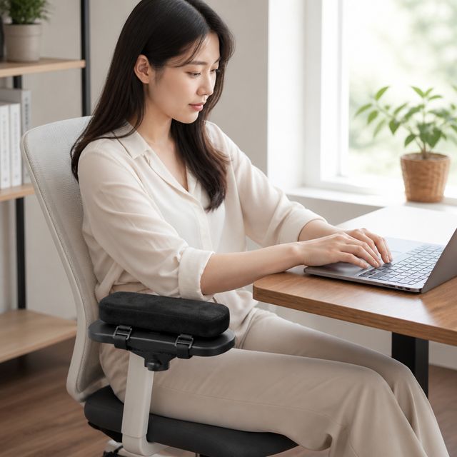 사무용 의자 팔걸이 커버 팔꿈치 쿠션 받침대 패드 - 이미지 1