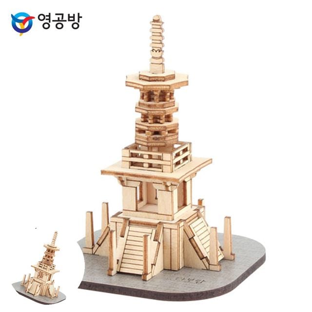 목재만들기키트 목재조립키트 영플래닛 다보탑