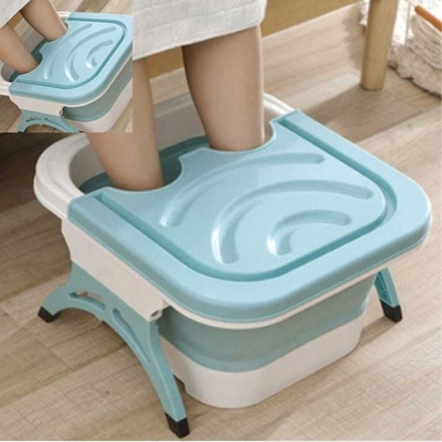 접이식 족욕기 발 찜질 족욕대야 숙면족욕 접이식족욕통 다리찜질 가정용대야