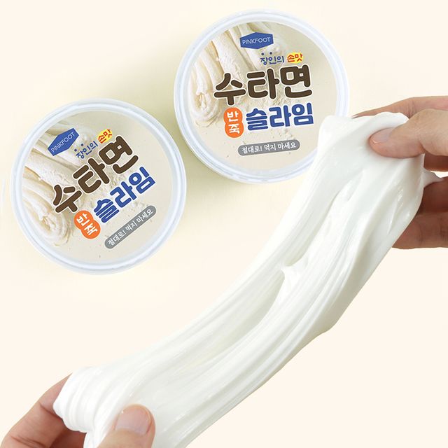 수타면 반죽 슬라임 촉감놀이 (6개) - 이미지 2
