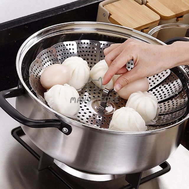 찜채반 스텐찜채반 접이식 스텐 찜기 2p세트 30cm
