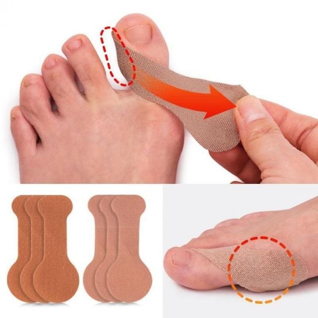 휜 발가락 5P 테이핑 엄지 벌리기 보호대 밴드 링