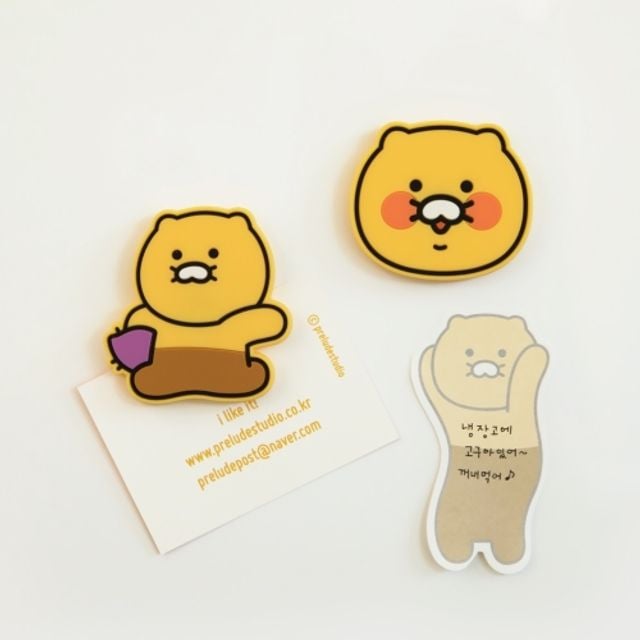 혜명몰 카카오프렌즈 PVC 마그넷 춘식이_얼굴 - 박스 (100개입) 메모고정 PVC마그넷 춘식이자석 귀여운자석 - 이미지 3