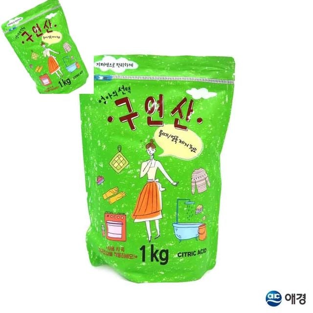 엄마의 선택 구연산 1kg 1ea 주방용세제 주방세정제 청소용품 얼룩제거제