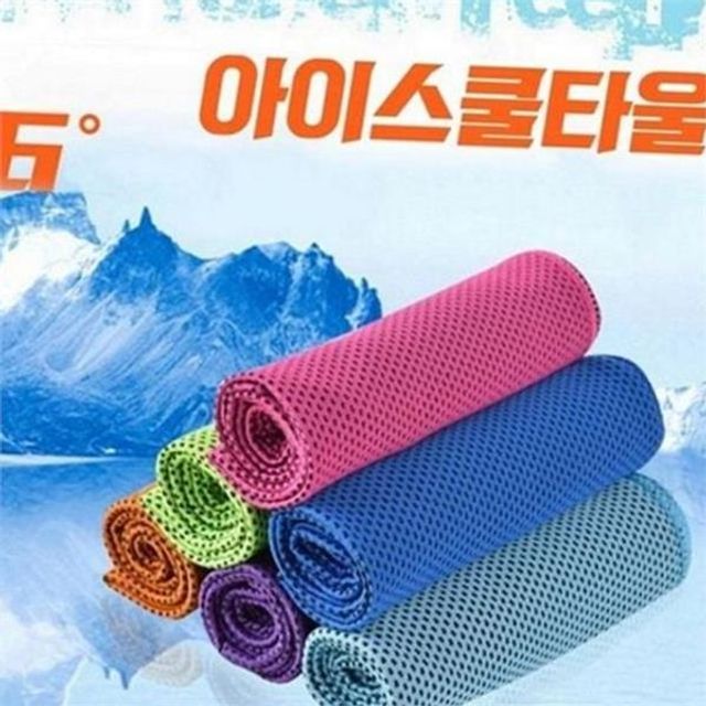 피트니스 스포츠 냉감 타월 휴대용 여름 쿨링 타월 아이스쿨 등산