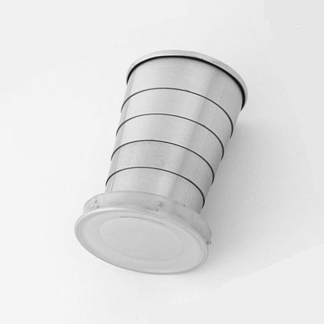 접이식컵 75ml 등산컵 스탠컵 스테인레스컵