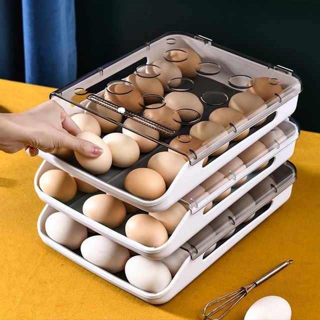 보관함 계란보관용기 계란통 그레이
