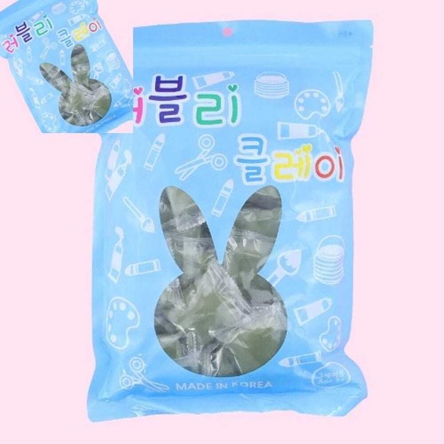 어린이점토 공예클레이 검정색 소용량 만들기재료 클레이점토 점토클레이 컬러클레이 클레이아트