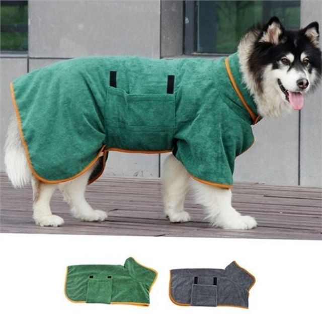 강아지 가운 XL 고양이 가운 반려동물 드라이 흡수 목욕타월 수건 타월 용품