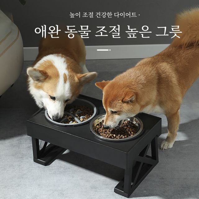 숄더백 조정 상승 고양이 그릇 스테인레스 스틸 7 - 이미지 4