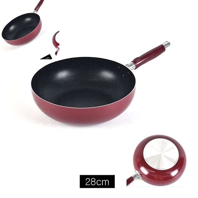 보급형 업소용 코팅 튀김팬 28cm 후라이펜 렌지후라이팬 안전한후라이팬 혼수후라이팬