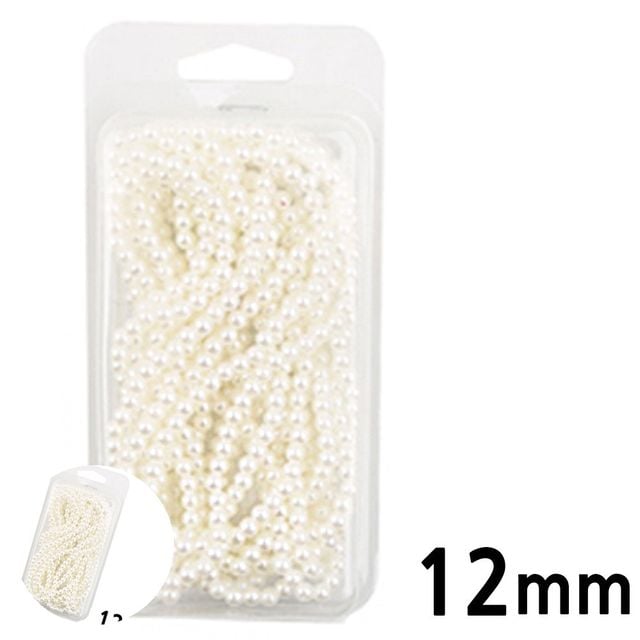비즈진주 비즈부자재 칼라 구슬 단색 진주 진주색 12mm