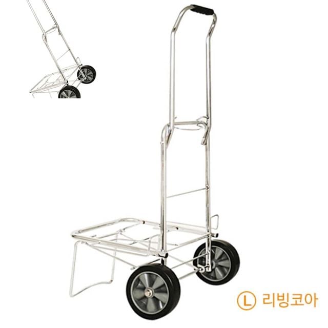 코아 도금 접이식 핸드카트 L 접이식카트 핸드캐리어 휴대용카트 짐카트