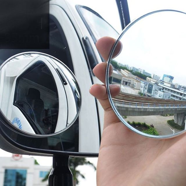 대형 95mm 차량용 사각지대 미러 보조 거울 투명