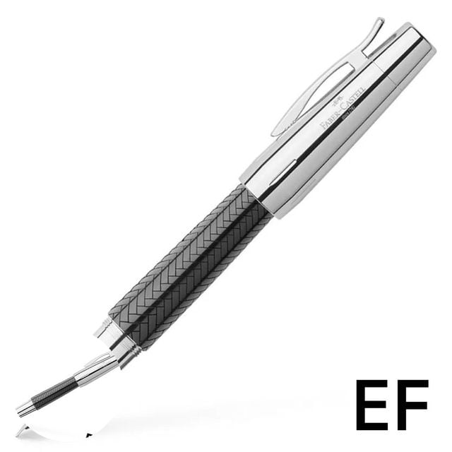 고급볼펜 만연필펜 만년필 이모션 라티스블랙 EF 각인선택