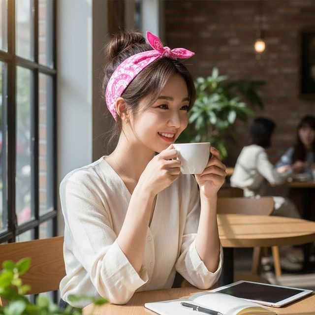 모커스 패션 반다나 멀티 스카프 손수건 SD-260704 - 이미지 1
