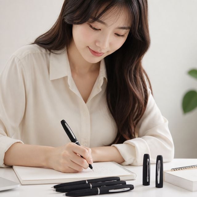 필기구 사무용 잉크 볼펜 학생 학원 문구 필기 사무실 문구류 - 이미지 1
