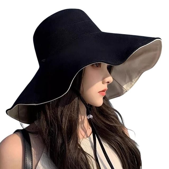 양면 버킷햇 (블랙/베이지)