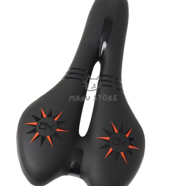 무통안장 전립선안장 레일형 자전거 안장 레드